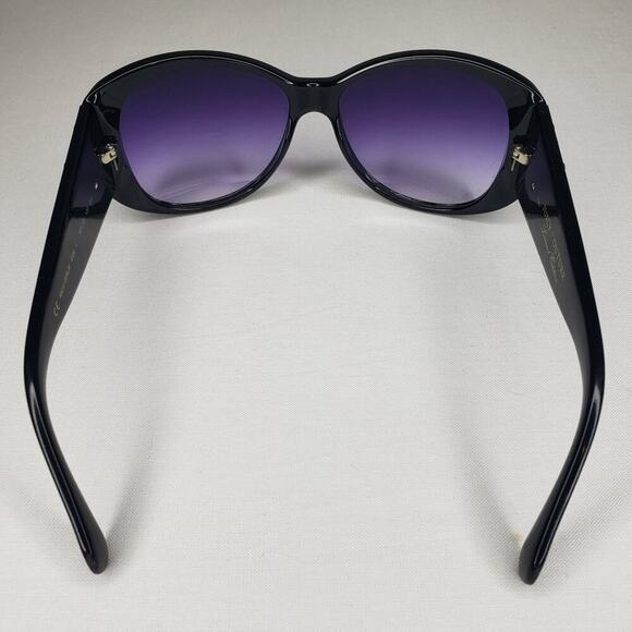 Y2K Juicy Couture Shades Rich Girls Rhinestone Black Sunglasses Limited Edition main image 5